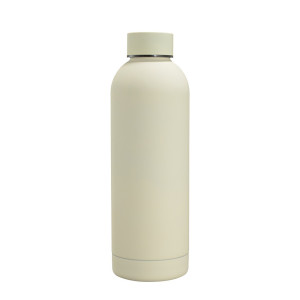 304 stainless steel small mouth bottle off white 750ml