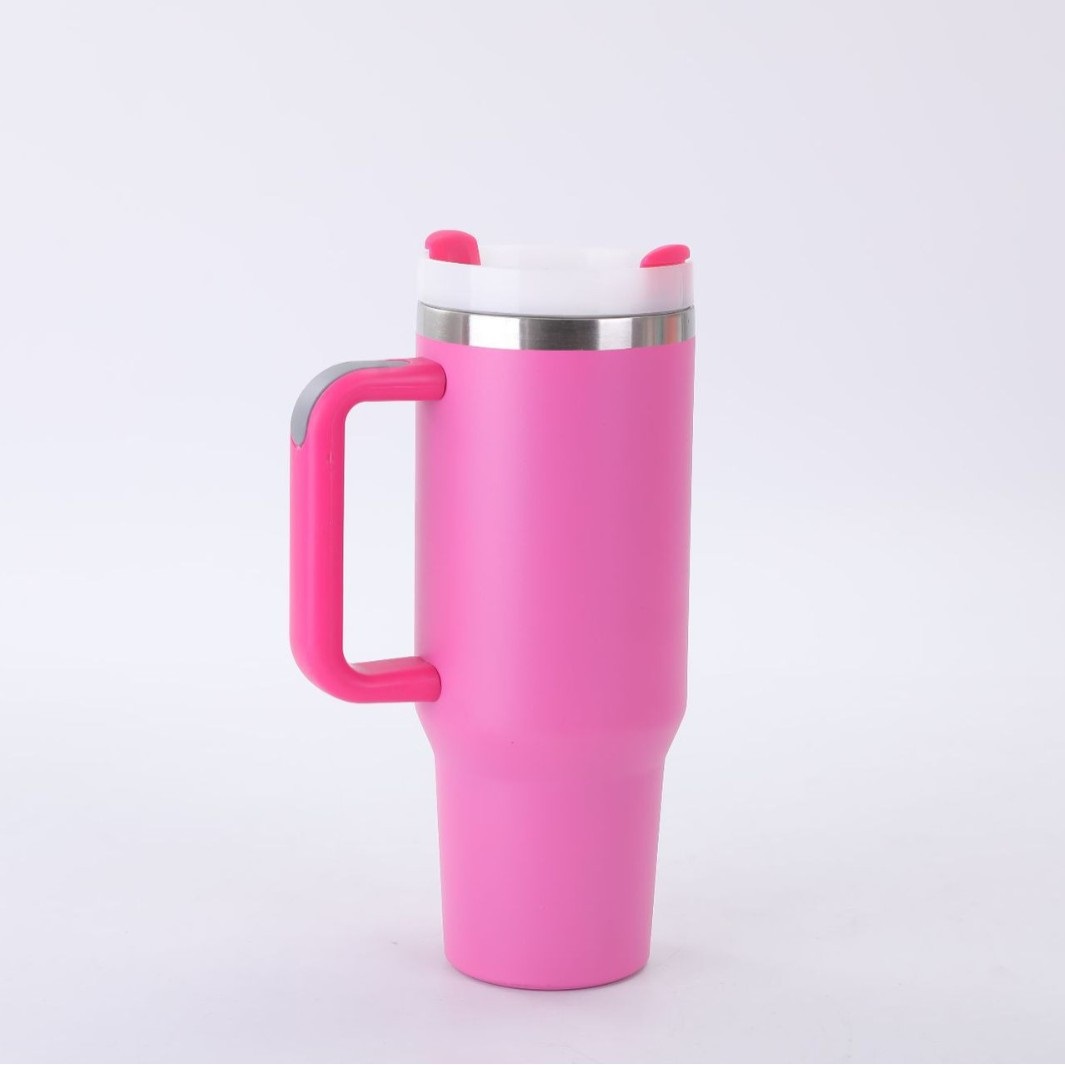 40oz second-generation car bottle rose red