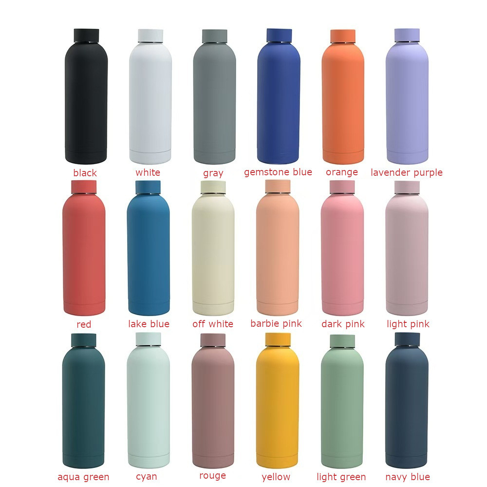 304 stainless steel small mouth bottle gray 350ml