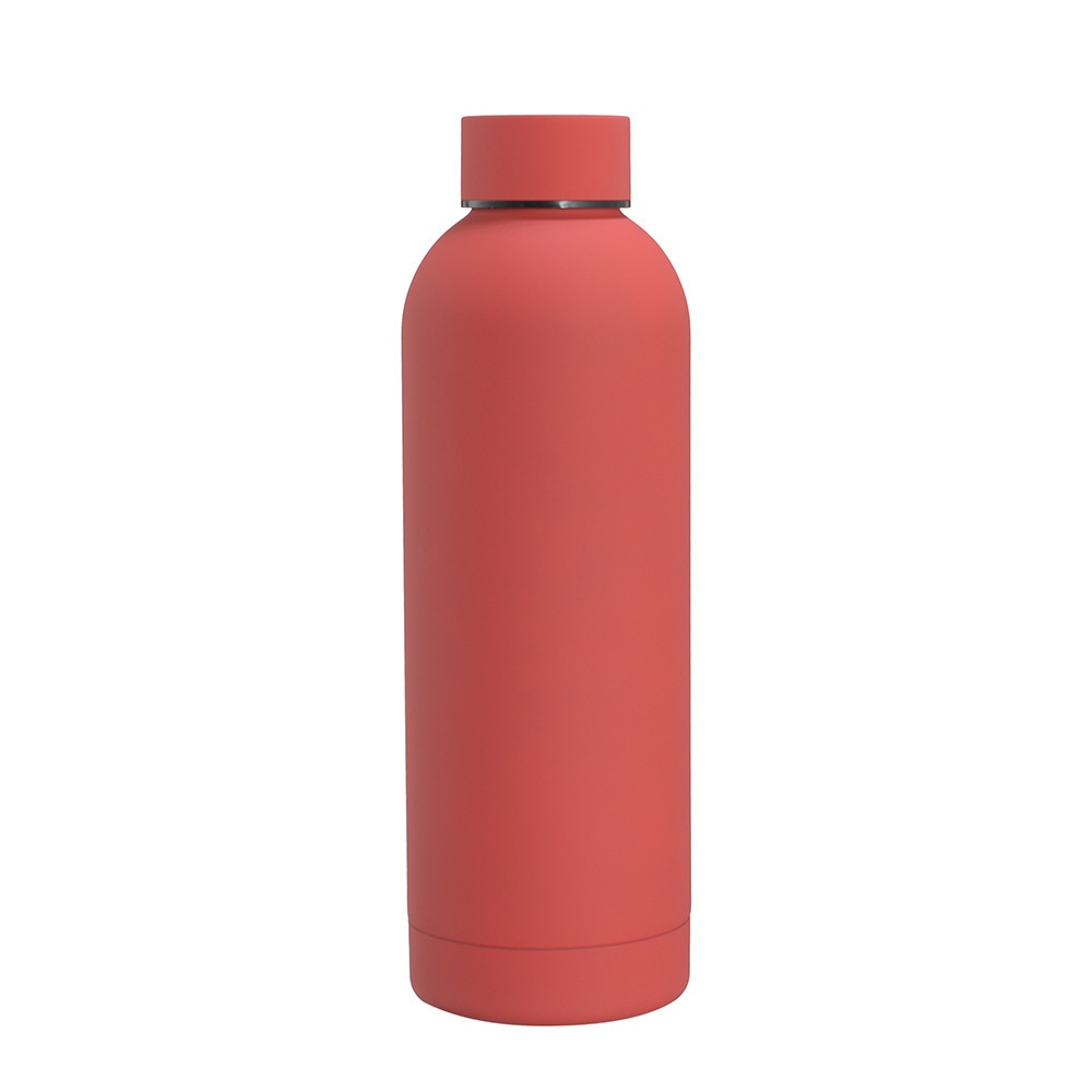 304 stainless steel small mouth bottle gemstone red 350ml