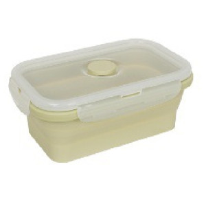 Silicone rectangular folding lunch box