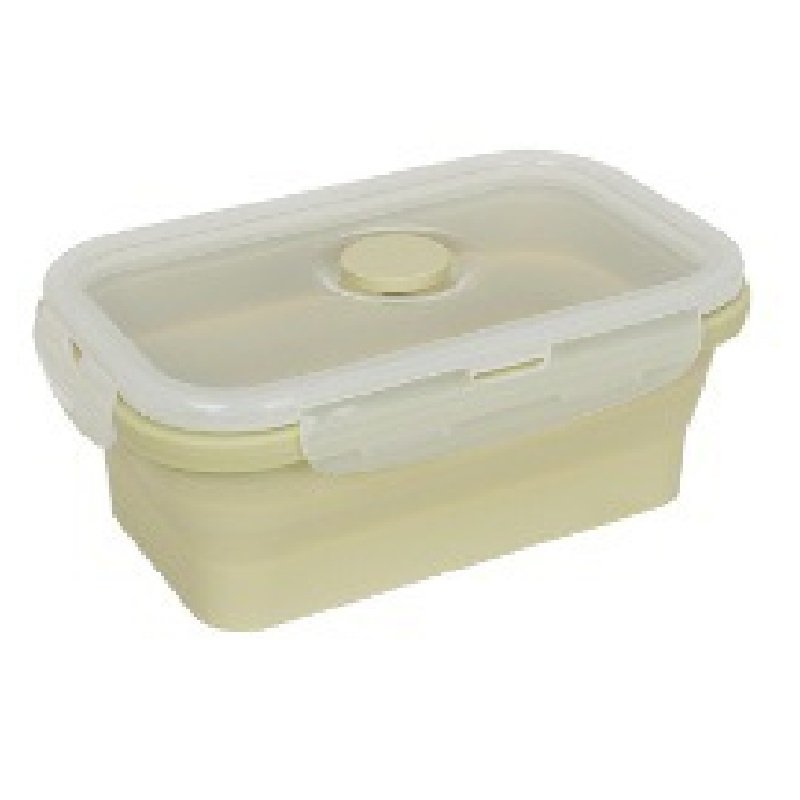 Silicone rectangular folding lunch box