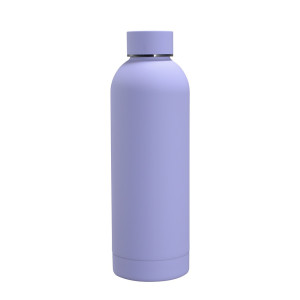 304 stainless steel small mouth bottle lavender purple 750ml