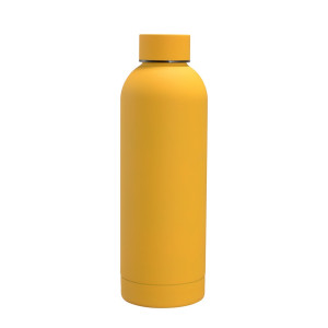 304 stainless steel small mouth bottle gemstone yellow 500ml