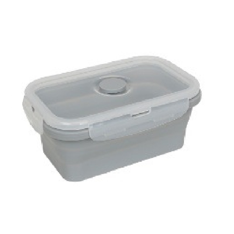 Silicone rectangular folding lunch box