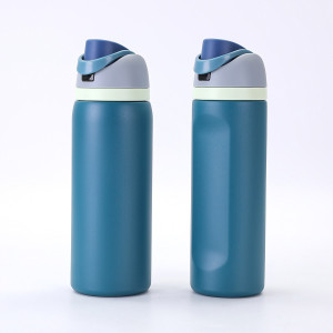 19oz Tumbler Stainless Steel sport Bottle peacock blue