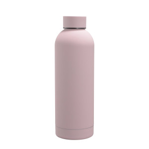 304 stainless steel small mouth bottle light pink 750ml