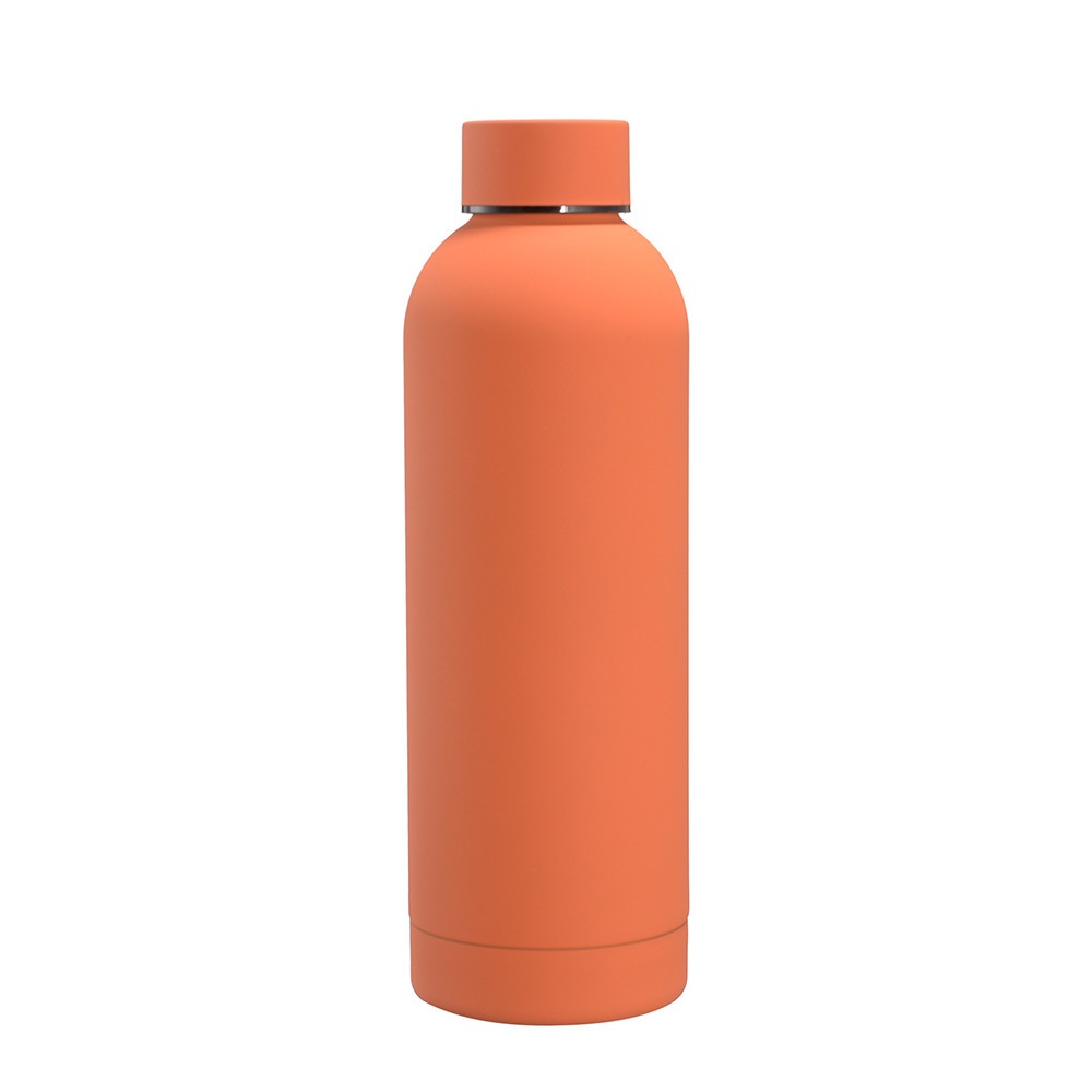 304 stainless steel small mouth bottle orange 1000ml