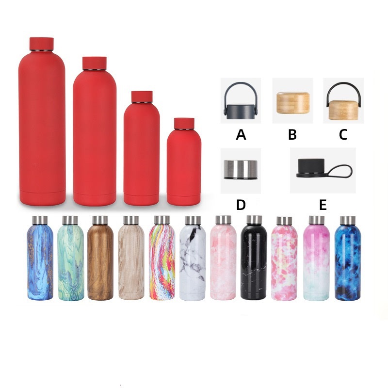 304 stainless steel small mouth bottle gray 350ml