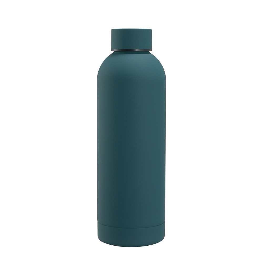 304 stainless steel small mouth bottle aqua green 750ml
