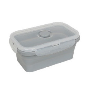 Silicone rectangular folding lunch box