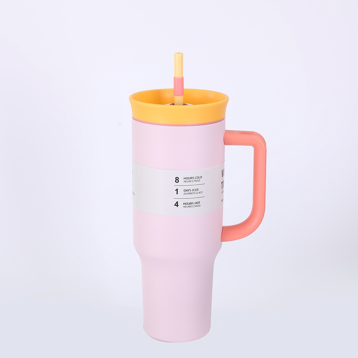 40oz Tumbler Stainless Steel Thermos Bottle pink