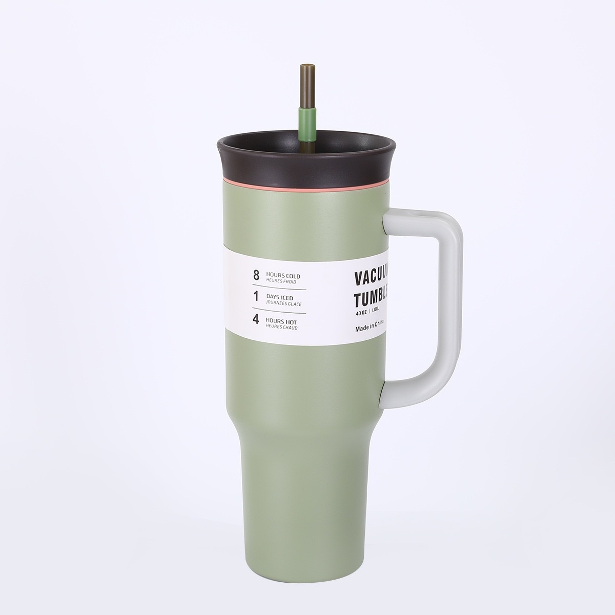 40oz Tumbler Stainless Steel Thermos Bottle green